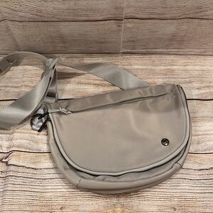 Gray Crossbody Bag